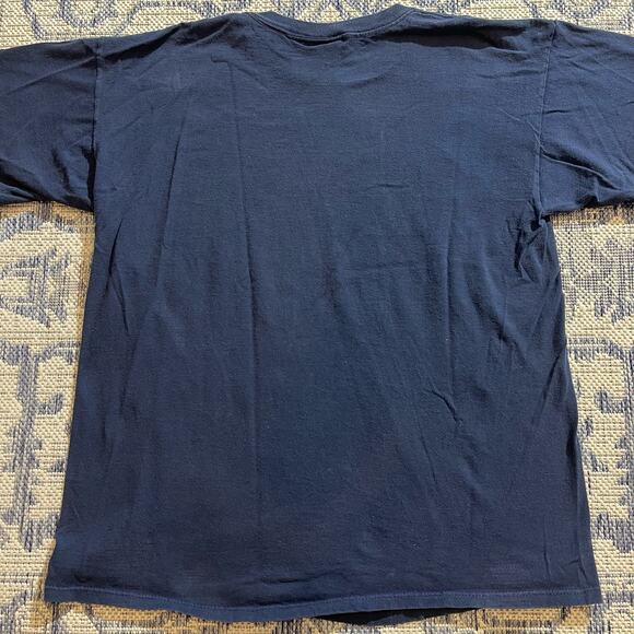 VTG 90's Grey Wolf Shirt "Disappearing Wildlife" Navy Single Stitch SZ XL - Picture 7 of 7